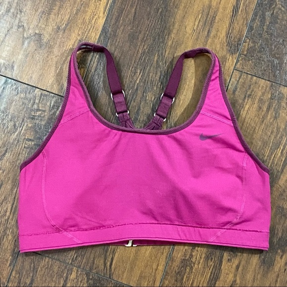 Nike Other - Nike adjustable bra purple pink size medium